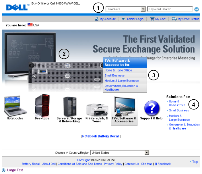 dell homepage