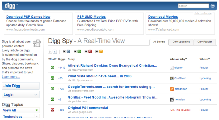 digg spy
